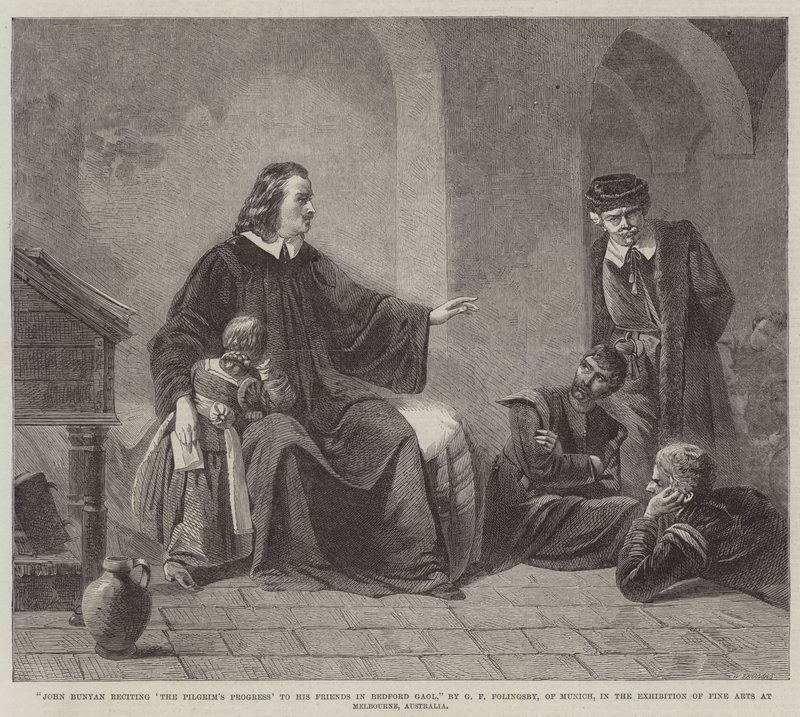 John Bunyan reciting 