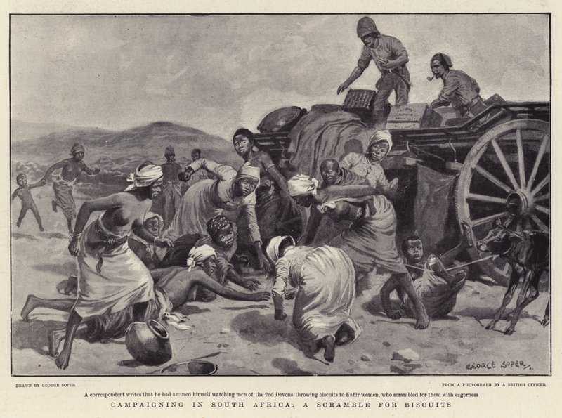 Campaigning in South Africa, a Scramble for Biscuits by George Soper