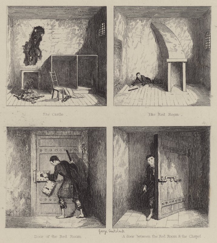 Illustration for Jack Sheppard by George (after) Cruikshank
