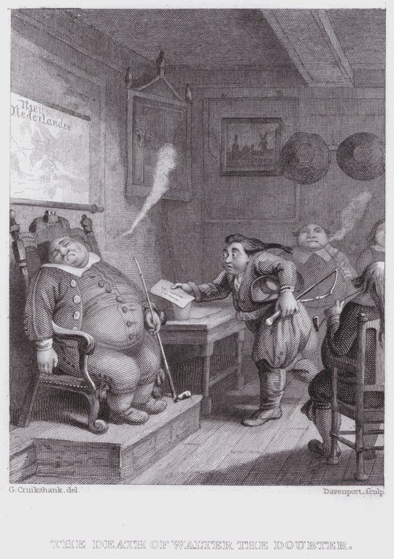 The Death of Walter The Doubter by George (after) Cruikshank