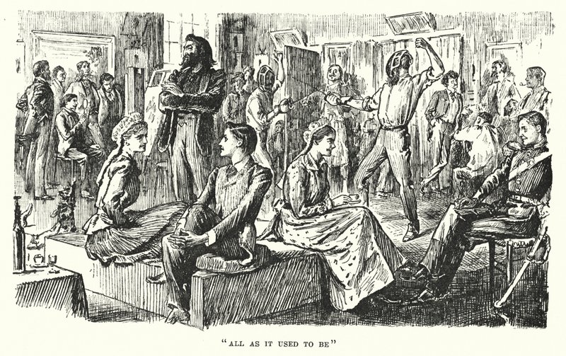 Illustration for Trilby by George du Maurier by George (after) Du Maurier