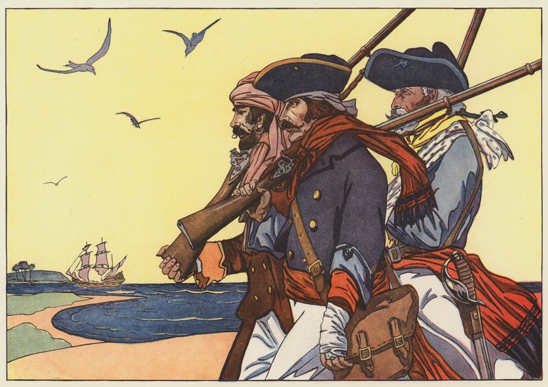 Pirates on the Island of Tortuga by George Alfred Williams