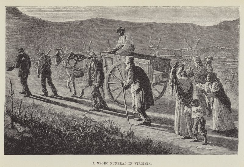A Negro Funeral in Virginia by George Augustus Sala