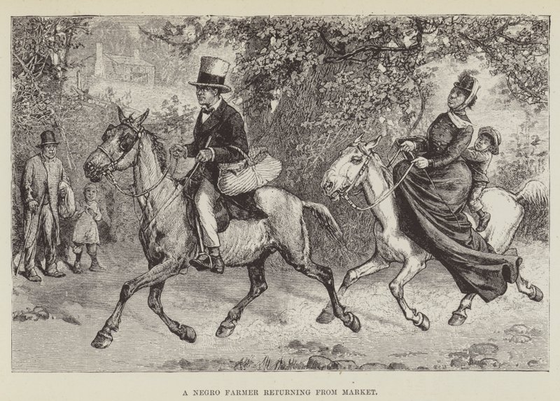 A Slave Trade Returning from Market by George Augustus Sala