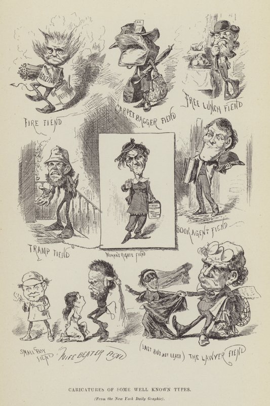 Caricatures of Some Well Known Types by George Augustus Sala
