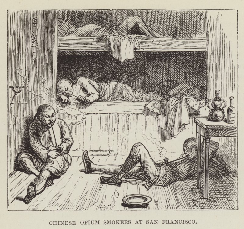 Chinese Opium Smokers at San Francisco by George Augustus Sala