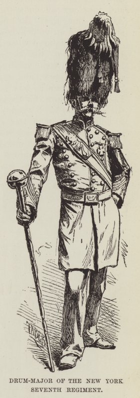 Drum-Major of the New York Seventh Regiment by George Augustus Sala