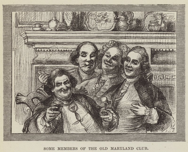 Some Members of the Old Maryland Club by George Augustus Sala