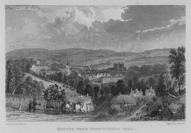 Exeter, from Pensylvania Hill by George Bryant Campion
