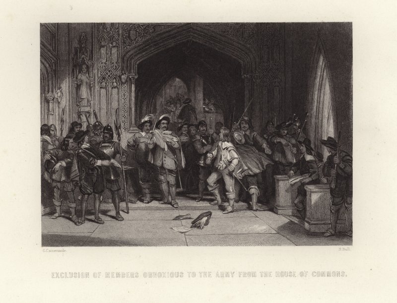 Exclusion of Members Obnoxious to the Army from the House of Commons by George Cattermole