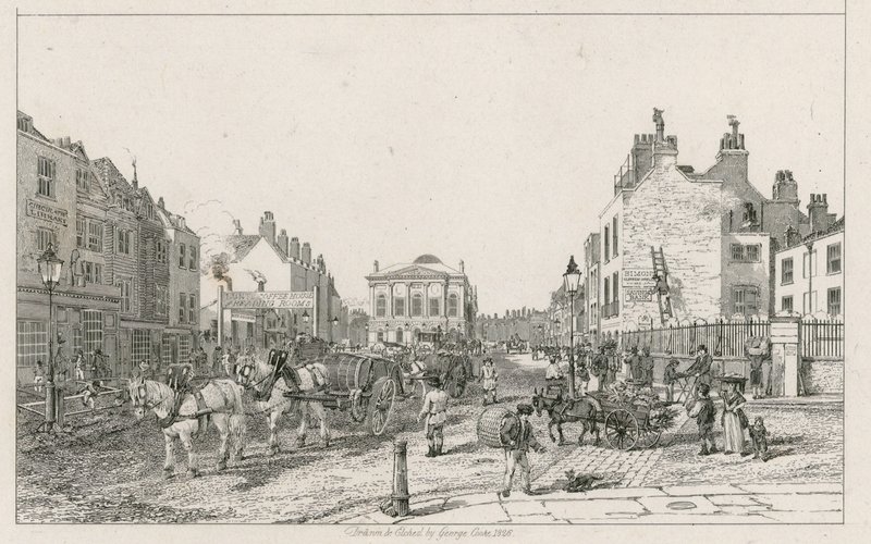 The Sessions House, Clerkenwell by George Cooke