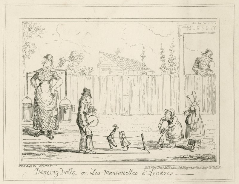 Dancing Dolls by George Cruikshank