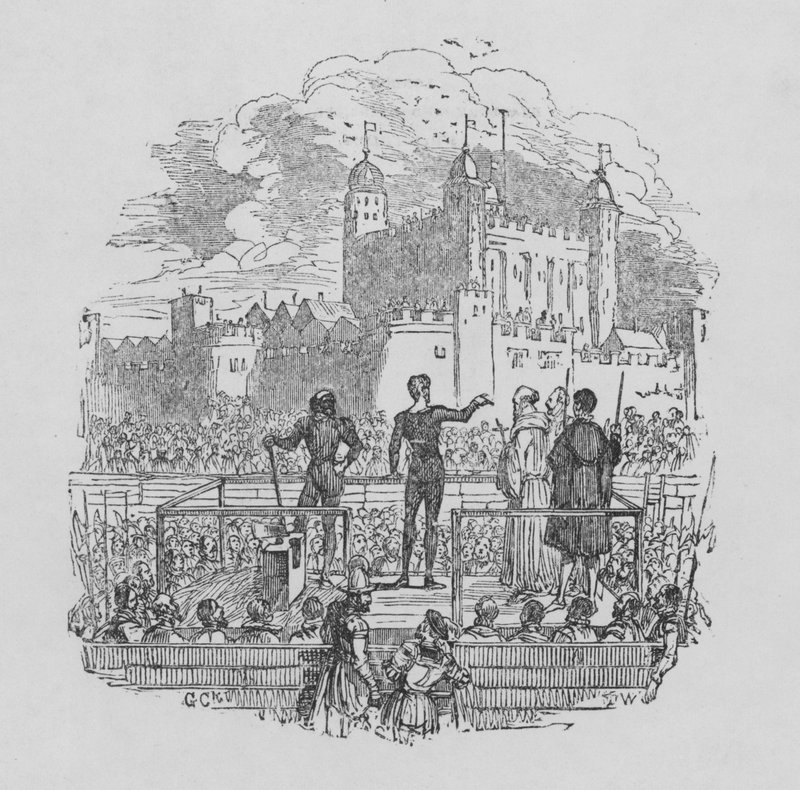 Execution at the Tower of London by George Cruikshank