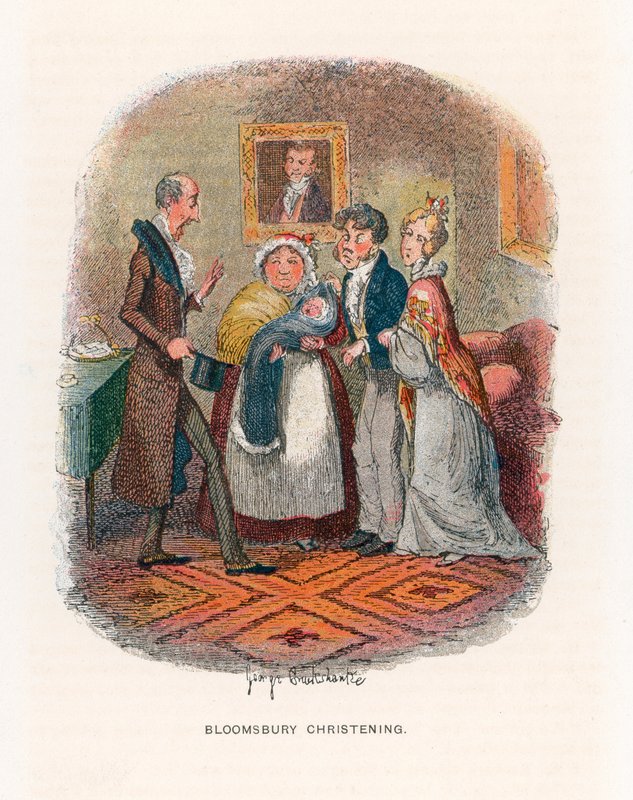 Illustration for Hard Times by George Cruikshank