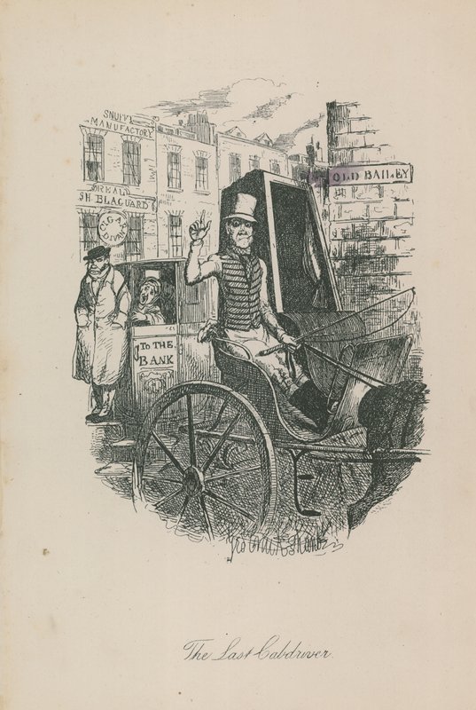 The Last Cabdriver by George Cruikshank