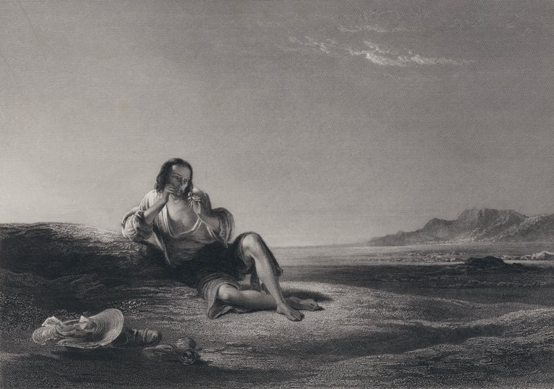 Illustration for Auld Lang Syne by Robert Burns by George Harvey