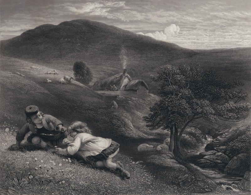 Illustration for Auld Lang Syne by Robert Burns by George Harvey