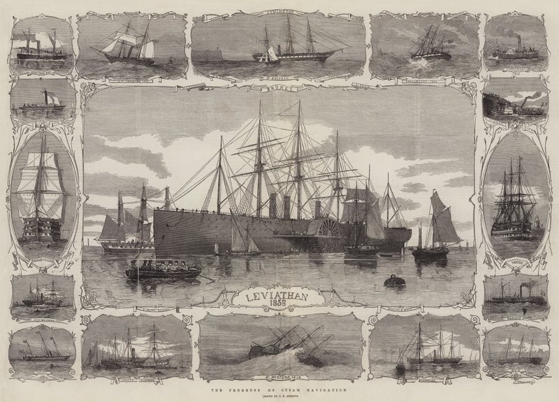 The Progress of Steam Navigation by George Henry Andrews