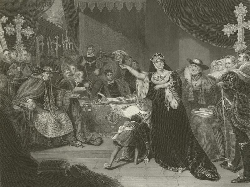 The Trial of Catherine of Aragon by George Henry Harlow