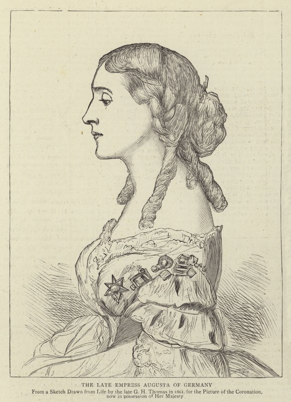 The Late Empress Augusta of Germany by George Housman Thomas