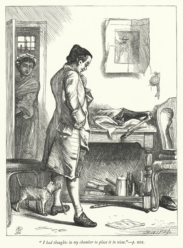 Illustration for The Deserted Village (engraving) by George John Pinwell