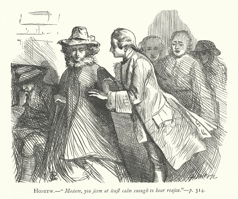 Illustration for The Good-Natured Man (engraving) by George John Pinwell