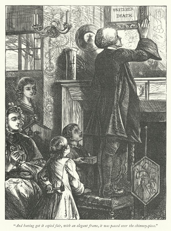Illustration for The Vicar of Wakefield by George John Pinwell