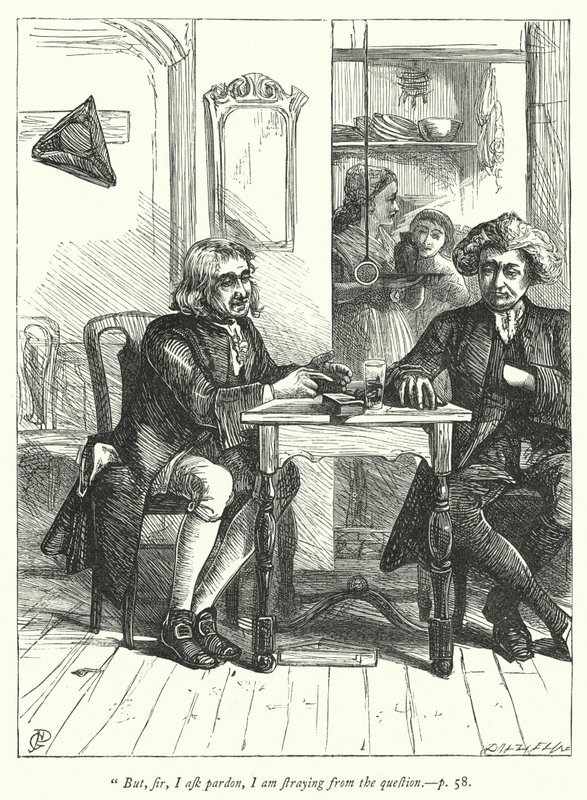 Illustration for The Vicar of Wakefield by George John Pinwell