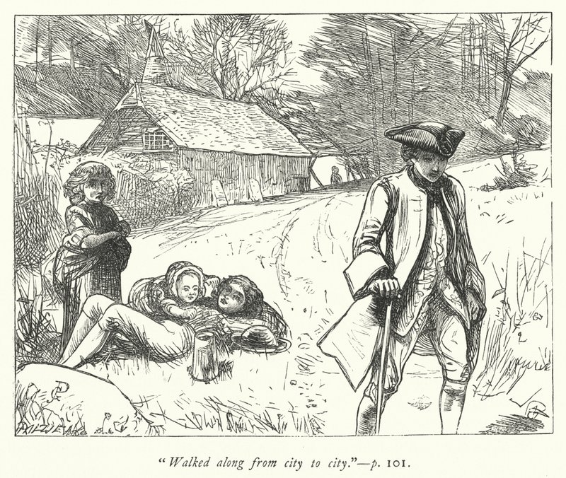 Illustration for The Vicar of Wakefield by George John Pinwell