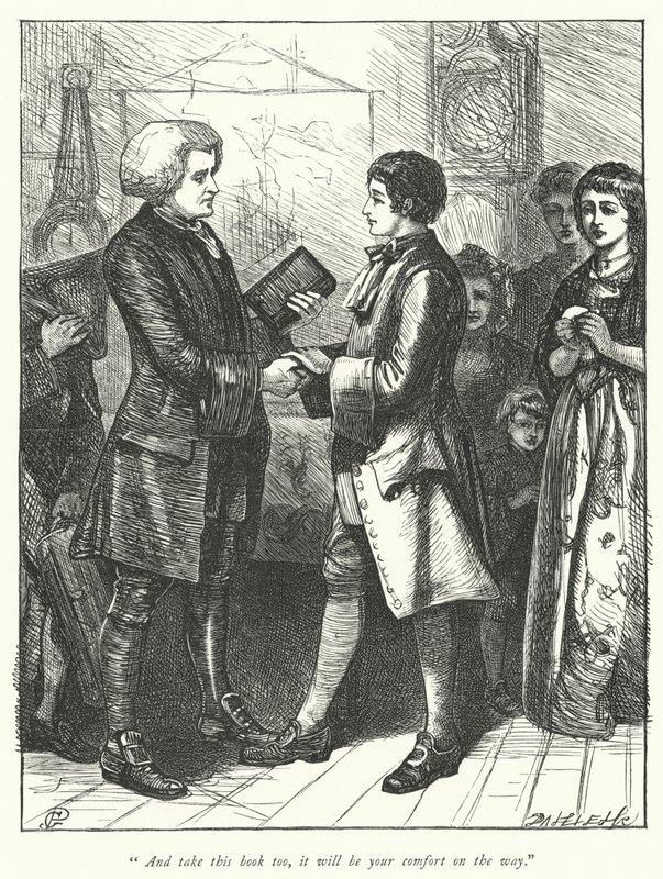 Illustration for The Vicar of Wakefield by George John Pinwell