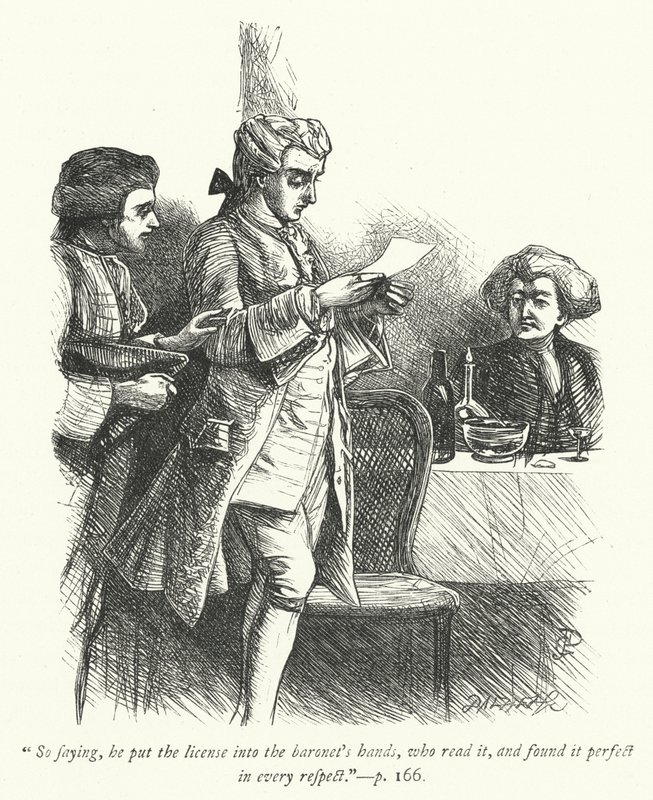 Illustration for The Vicar of Wakefield by George John Pinwell