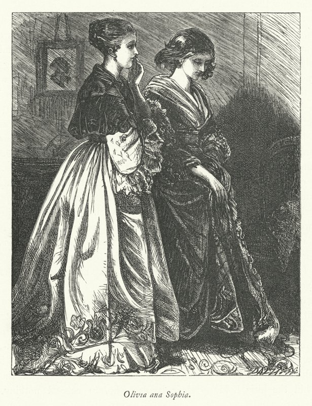 Illustration for The Vicar of Wakefield by George John Pinwell