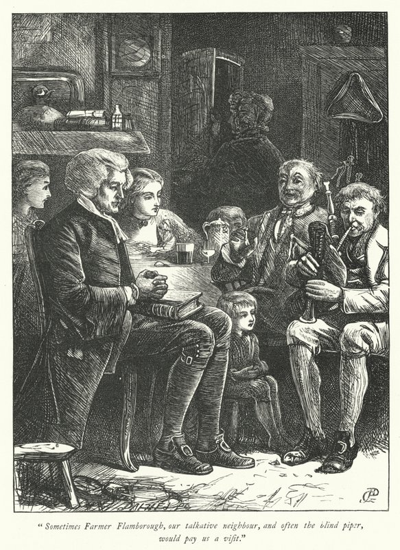 Illustration for The Vicar of Wakefield by George John Pinwell