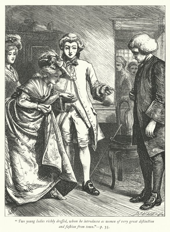 Illustration for The Vicar of Wakefield by George John Pinwell