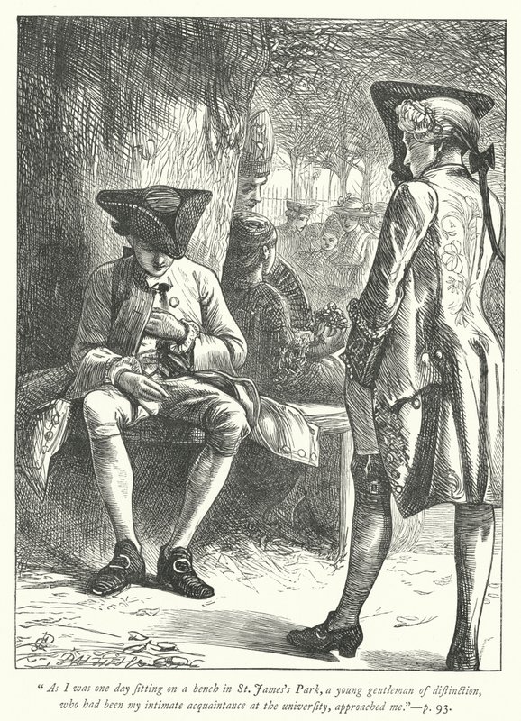 Illustration for The Vicar of Wakefield by George John Pinwell
