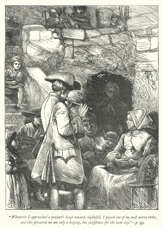 Illustration for The Vicar of Wakefield by George John Pinwell