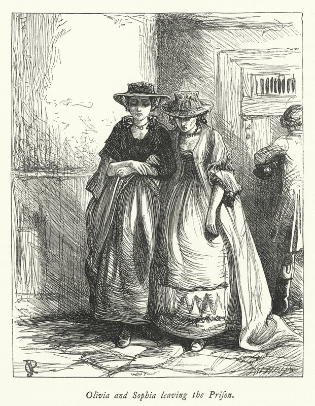 Illustration for The Vicar of Wakefield (engraving) by George John Pinwell