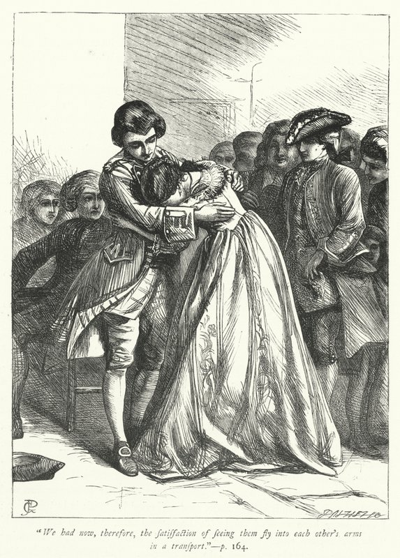 Illustration for The Vicar of Wakefield (engraving) by George John Pinwell