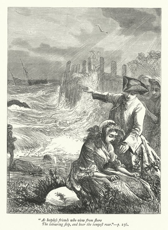 Illustration for Threnodia Augustalis (engraving) by George John Pinwell
