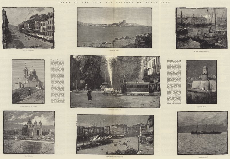 Views of the City and Harbour of Marseilles by George L. Seymour