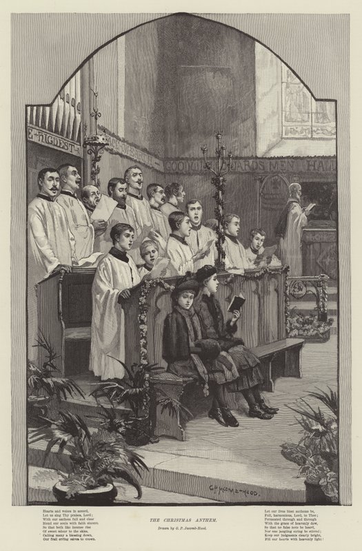 The Christmas Anthem by George Percy Jacomb Hood