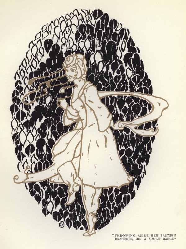 Illustration for The Happy Hypocrite by Max Beerbohm by George Sheringham