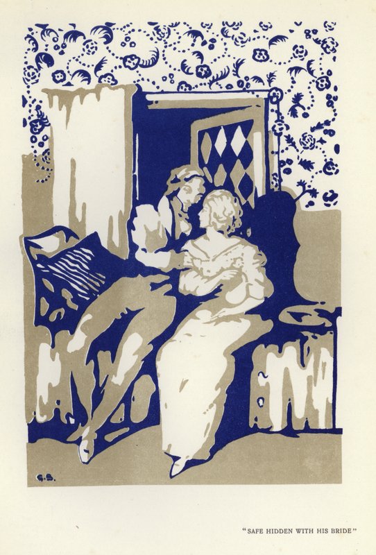 Illustration for The Happy Hypocrite by Max Beerbohm by George Sheringham
