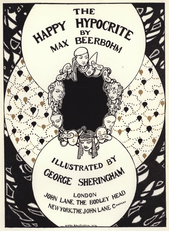 Illustration for The Happy Hypocrite by Max Beerbohm by George Sheringham