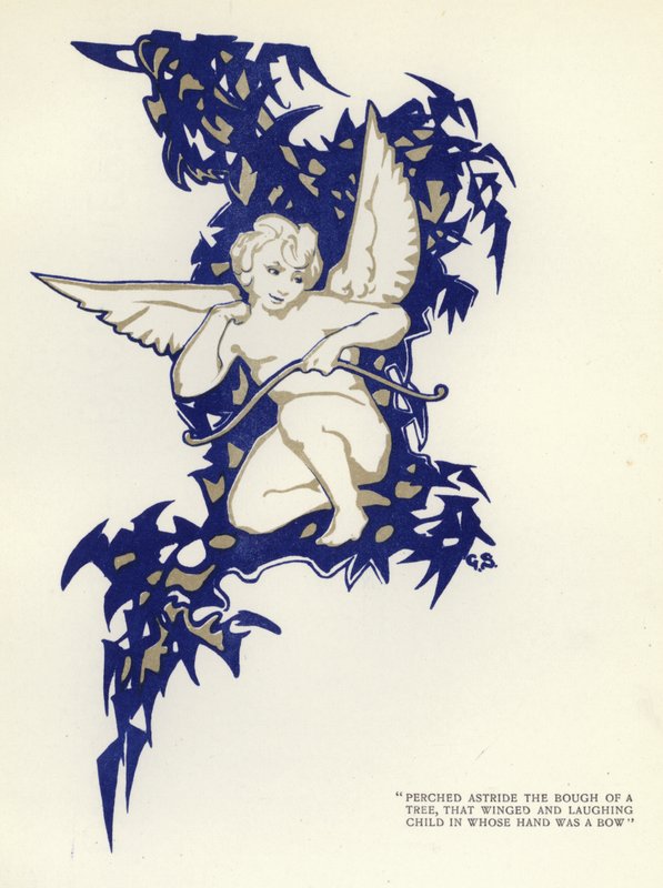 Illustration for The Happy Hypocrite by Max Beerbohm by George Sheringham