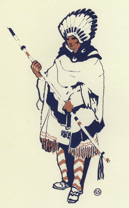 In the Tribe Was a Very Handsome Young Man by George Sheringham