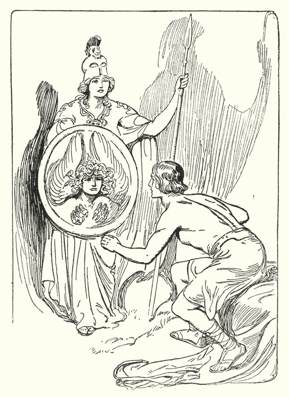 Perseus: "In the Mirror of the Shield There Appeared a Face" by George Soper