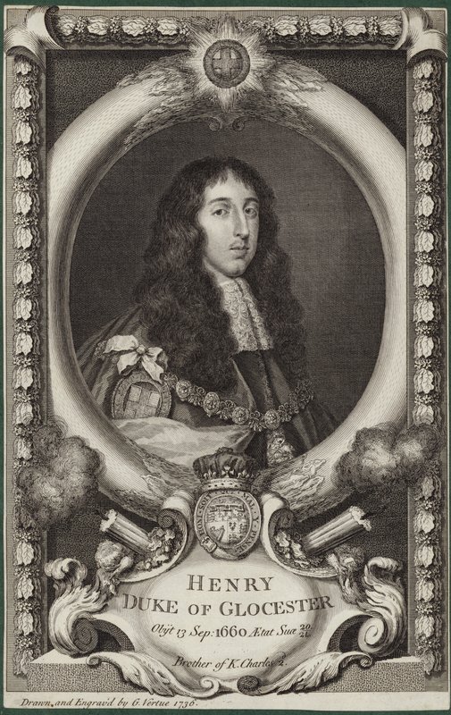 Portrait of Henry Stuart, Duke of Gloucester by George Vertue