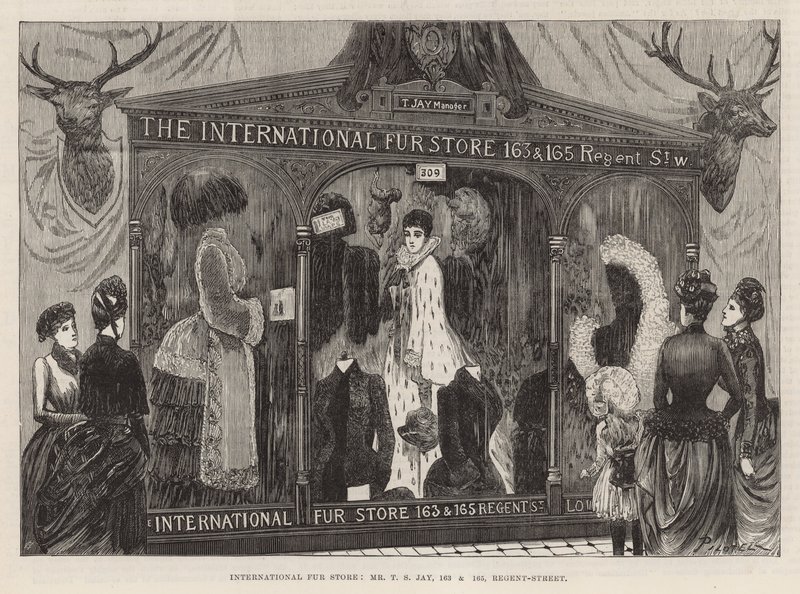 The International Health Exhibition: International Fur Store by Georges Labadie Pilotell