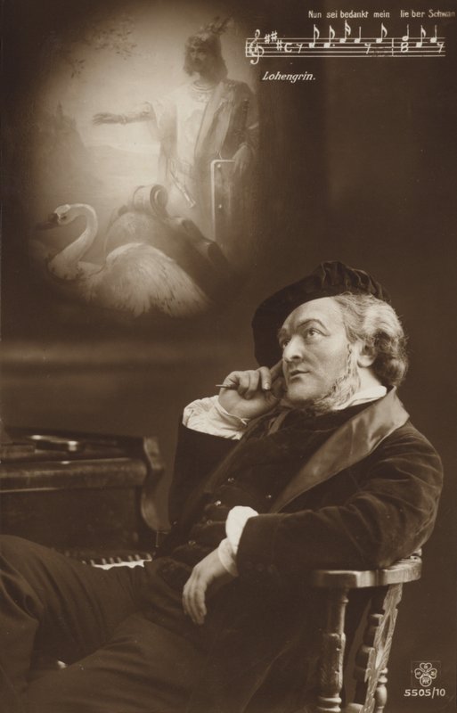 Simulated Portrait of Richard Wagner by German Photographer